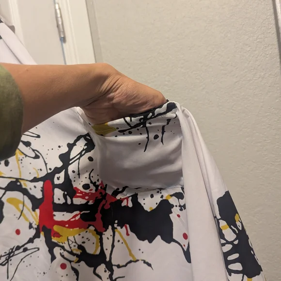 Step In Style Multicolor Abstract Print Blouse - Picture 6 of 10